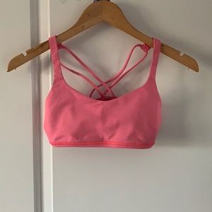 Lululemon pink sports bra